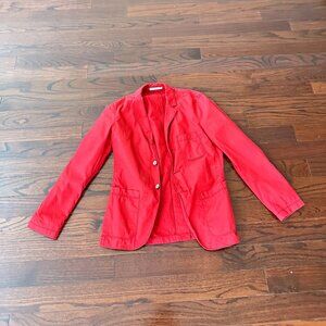 Stylish- Club Monaco Slim Fit Blazer in Red (Size 38)